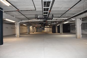 Climate controlled underground parking garage
